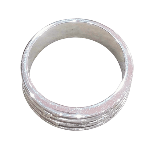 55.5 Bague en or blanc 18 carats et diamants 58 Facettes S104
