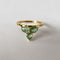 53 Eden - Bague 1,0 ct en or 18K et saphirs verts 58 Facettes GBR1215TL