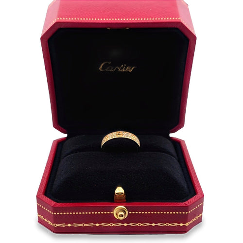 52 Cartier Love - Bague en or jaune 18K et diamants 58 Facettes 04062030213