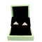 Prada - Boucles d'oreilles triangle en diamants 58 Facettes 04062030205
