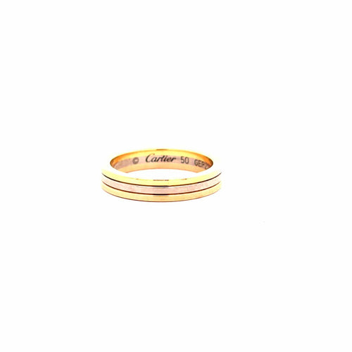 50 Cartier Louis Vendome - Bague en or tricolore 18k 58 Facettes 040620287