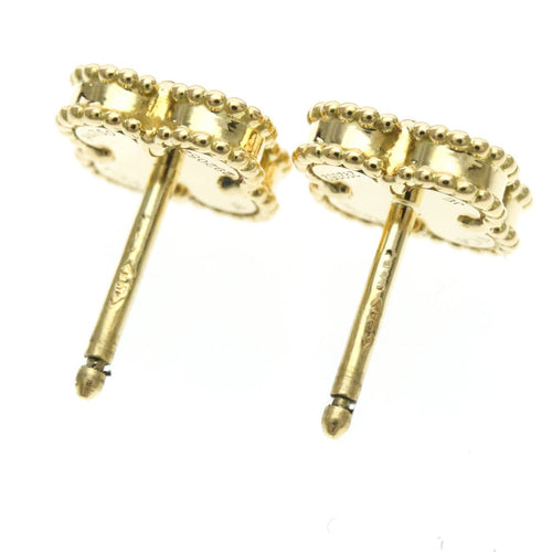 Boucles d'oreilles Van Cleef & Arpels Sweet Alhambra - Boucles d'oreilles en or jaune et onyx 58 Facettes gi1skk1xdw
