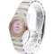 Montre Omega Constellation - Montre quartz acier, or rose et diamants 58 Facettes cfaz1xn1to