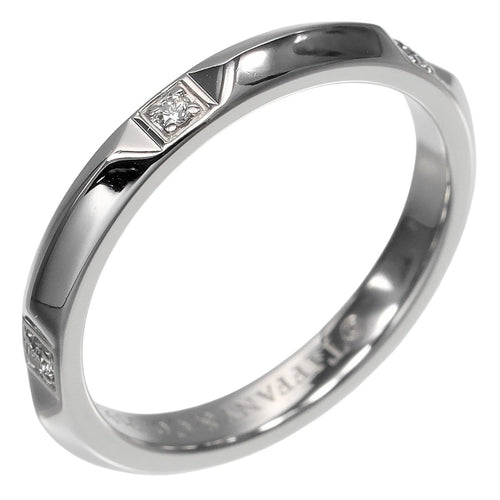 Bague 51 Tiffany & Co. True - Bague en platine et diamants 58 Facettes n1yynnd1ck