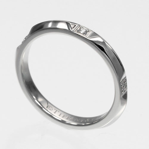 Bague 51 Tiffany & Co. True - Bague en platine et diamants 58 Facettes n1yynnd1ck
