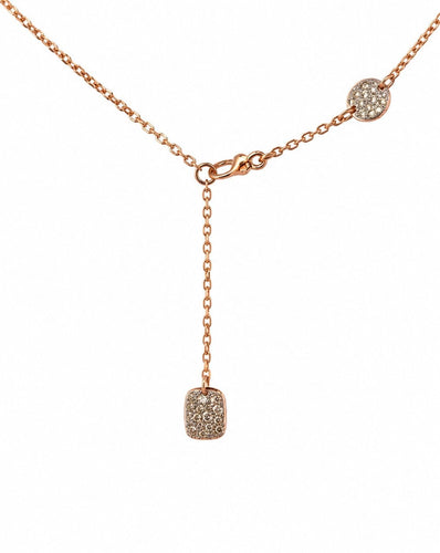 Collier Pomellato - Collier en or rose et diamants 58 Facettes Pml