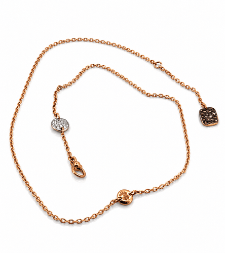 Collier Pomellato - Collier en or rose et diamants 58 Facettes Pml