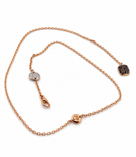 Collier Pomellato - Collier en or rose et diamants 58 Facettes Pml