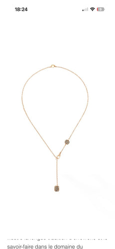 Collier Pomellato - Collier en or rose et diamants 58 Facettes Pml