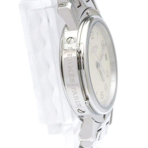 Montre Hermès Clipper - Montre quartz en acier inoxydable 58 Facettes zqzu7jyud4