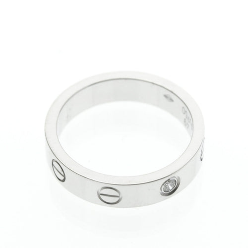 Bague 49 Cartier Love - Alliance en or blanc 18K et diamant 58 Facettes uy09pyo4l2