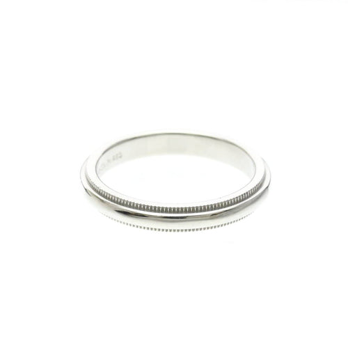 Bague 52 Tiffany & Co. Classic Milgrain - Bague en platine 58 Facettes m8vvor136d