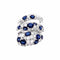 Bague 55 Bague Serpent en or blanc, diamants et saphirs 58 Facettes 35917