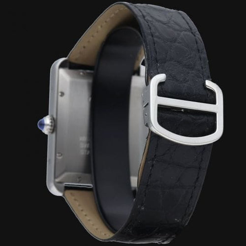 Montre Cartier Tank Solo XL - Montre en acier 58 Facettes MT47844