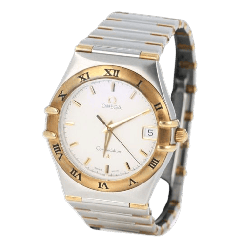 Omega Constellation - Montre en or jaune et acier