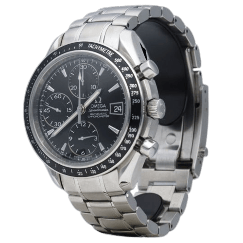Omega Speedmaster - Montre Day-Date Chronograph en acier