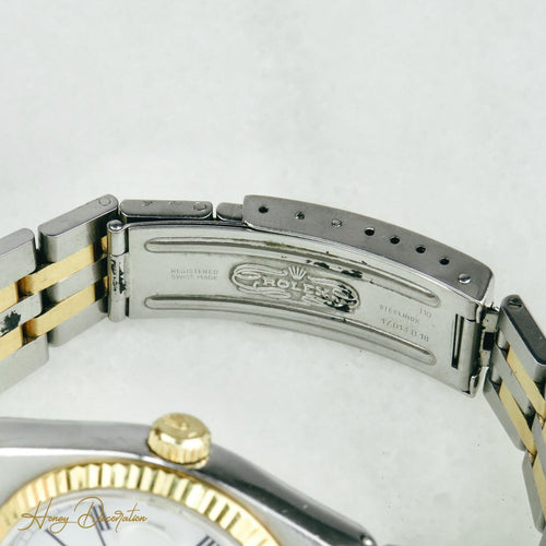 Rolex Oysterquartz Datejust - Montre en acier et or 58 Facettes 1529