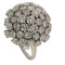 59 Bague vintage en or blanc et diamants 2,94 ct 58 Facettes G4003