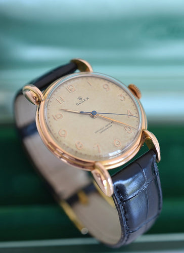 Rolex Precision - Montre Chronomètre réf. 4579 en or rose 18 carats 58 Facettes RO-2623