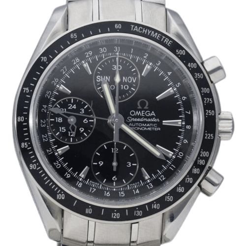 Omega Speedmaster - Montre Day-Date Chronograph en acier