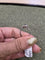 50 Bague en or blanc avec saphir bleu et brillants 58 Facettes STBO112F