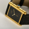 Cartier Tank Must - Montre grand modèle en argent plaqué or, cadran Onyx 58 Facettes A1217
