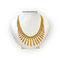 Collier plastron à pampilles en or jaune 58 Facettes 330099341