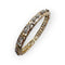 Bracelet jonc ouvrant ajouré en or jaune et diamants 58 Facettes 330095645