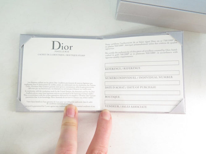 Christian Dior Rose des Vents - Collier 3 motifs en or blanc et diamants 58 Facettes 276467