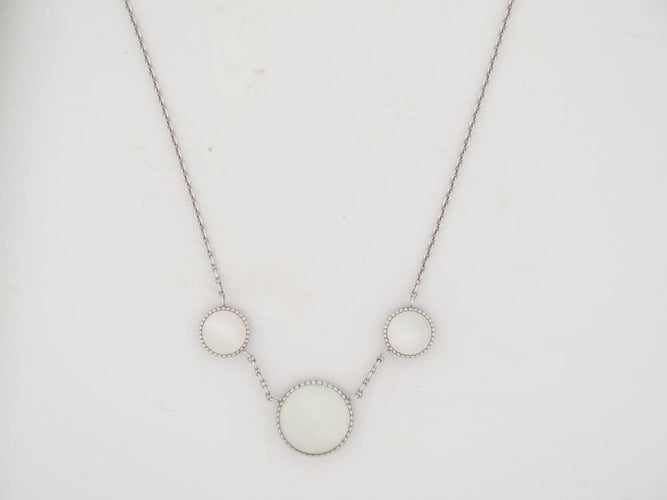 Christian Dior Rose des Vents - Collier 3 motifs en or blanc et diamants 58 Facettes 276467