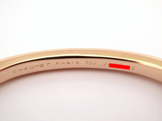 Chaumet - Bracelet jonc en or rose 18k 58 Facettes 276385