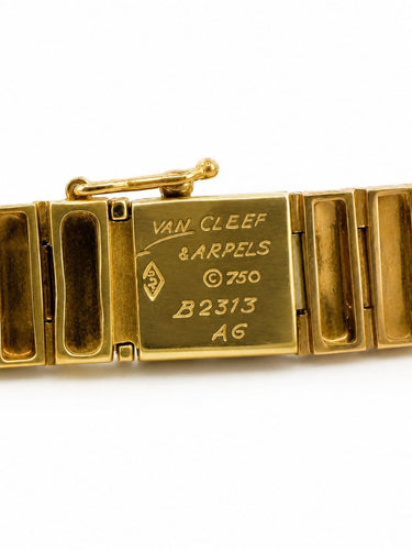 Van Cleef & Arpels - Bracelet en or tricolore 18 carats et diamants 58 Facettes Cva