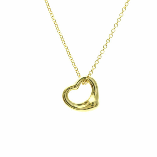Tiffany & Co. Elsa Peretti - Pendentif Open Heart en or jaune 18K 58 Facettes f0bezc7ic4