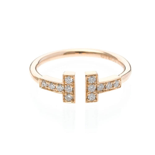 Tiffany & Co. T Wire - Or jaune 18 ct avec diamants 58 Facettes lpjzjmnimh