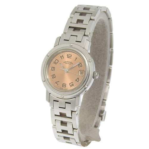 Hermès Clipper - Montre quartz en acier inoxydable 58 Facettes ooa7va2jfr