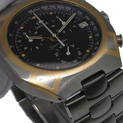 Omega Seamaster Polaris - Montre Day-Date quartz en acier 58 Facettes bl10z0umas