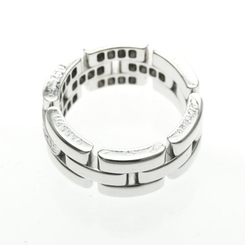49 Cartier Maillon Panthère - Bague en or blanc 18K et diamants 58 Facettes r2w650n3ev