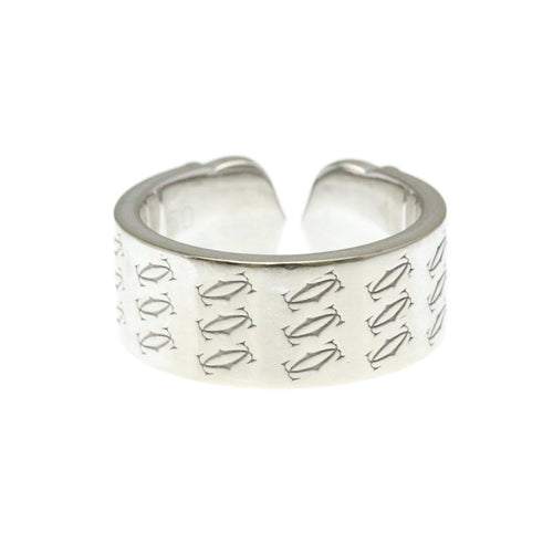 50 Cartier 2C - Bague en or blanc 18K 58 Facettes k5sexzxyv4