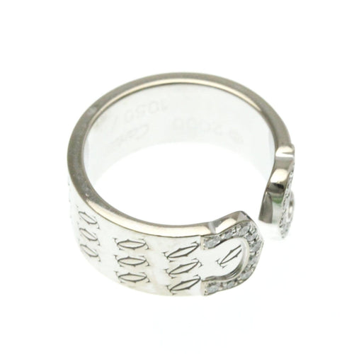50 Cartier 2C - Bague en or blanc 18K 58 Facettes k5sexzxyv4