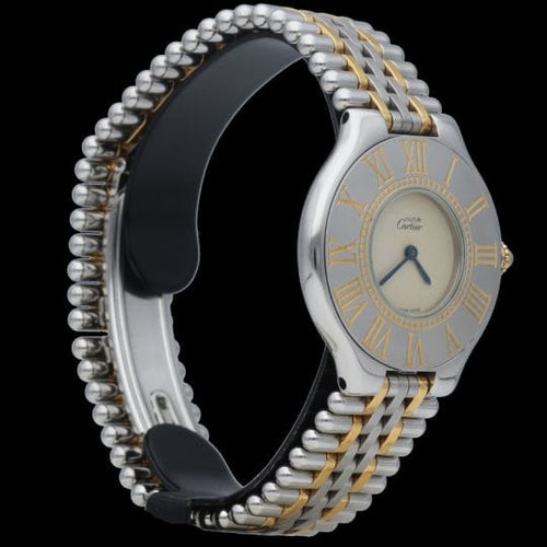 Cartier Must 21 - Montre femme en or jaune et acier 58 Facettes MT48023