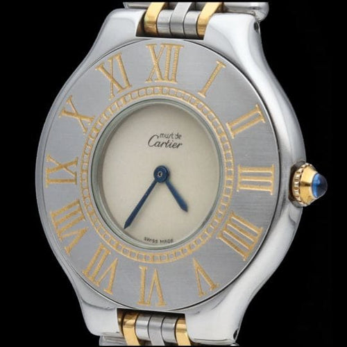 Cartier Must 21 - Montre femme en or jaune et acier 58 Facettes MT48023