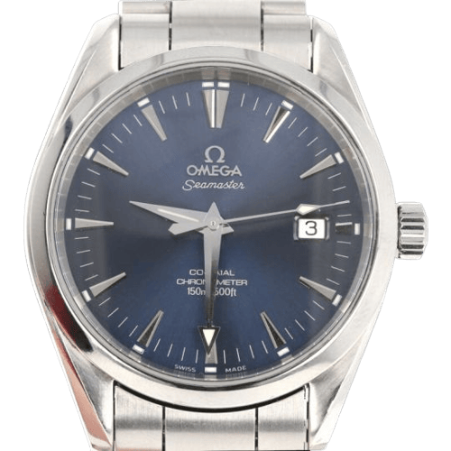 Omega Seamaster Aqua Terra - Montre en acier 58 Facettes MT46356