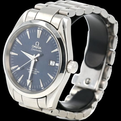 Omega Seamaster Aqua Terra - Montre en acier 58 Facettes MT46356