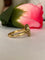 56 Bague édouardienne en or jaune 18K, doublet grenat vert et diamants 58 Facettes ring