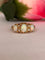 52 Bague édouardienne anglaise en or jaune 18 ct, opales et diamants 58 Facettes ring
