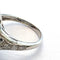 54 Bague en or blanc 18 kt avec diamants 58 Facettes 296/26 C