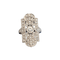Bague en platine avec diamants