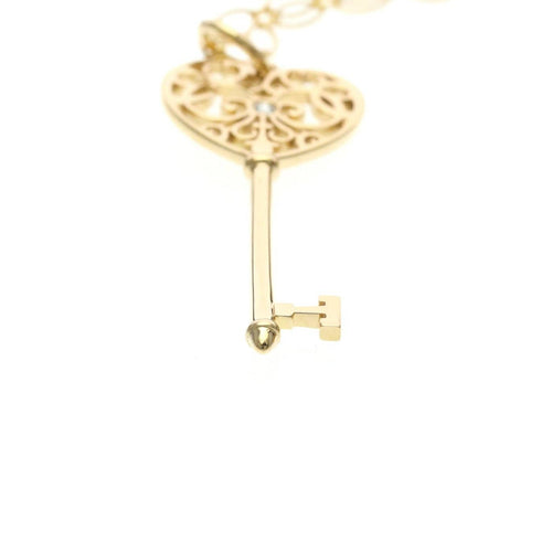 Tiffany & Co. Enchant - Pendentif clé cœur en or rose et diamant 58 Facettes hz7be8pvk9