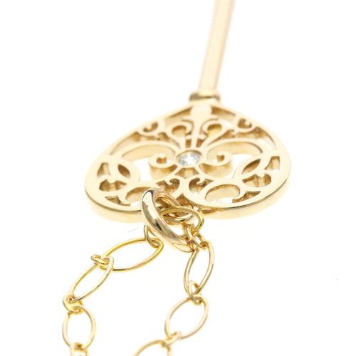 Tiffany & Co. Enchant - Pendentif clé cœur en or rose et diamant 58 Facettes hz7be8pvk9