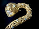 Broche chimère lion-serpent en or jaune, or blanc 18 carats et diamants 58 Facettes broche 43